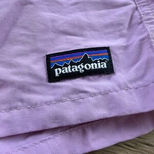 Patagonia Kids Baggies Shorts Purple Orange Girls Outdoors Spring Summer Size 12